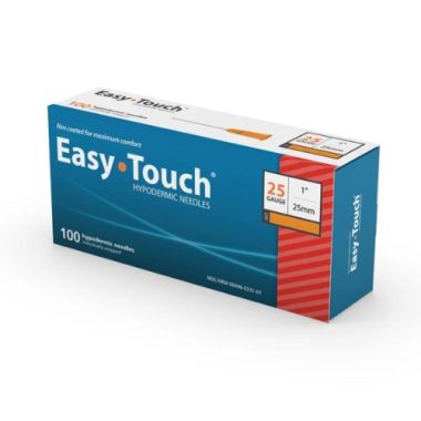 EasyTouch Luer-Lock Hypodermic Needle - 25g 1" (25mm)