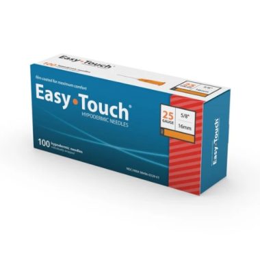 EasyTouch Luer-Lock Hypodermic Needle - 25g 5/8" (16mm)