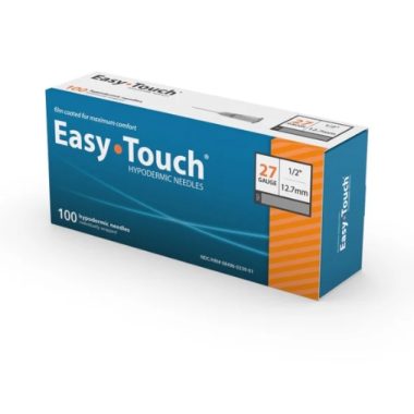EasyTouch Luer-Lock Hypodermic Needle - 27g 1/2" (12.7mm)