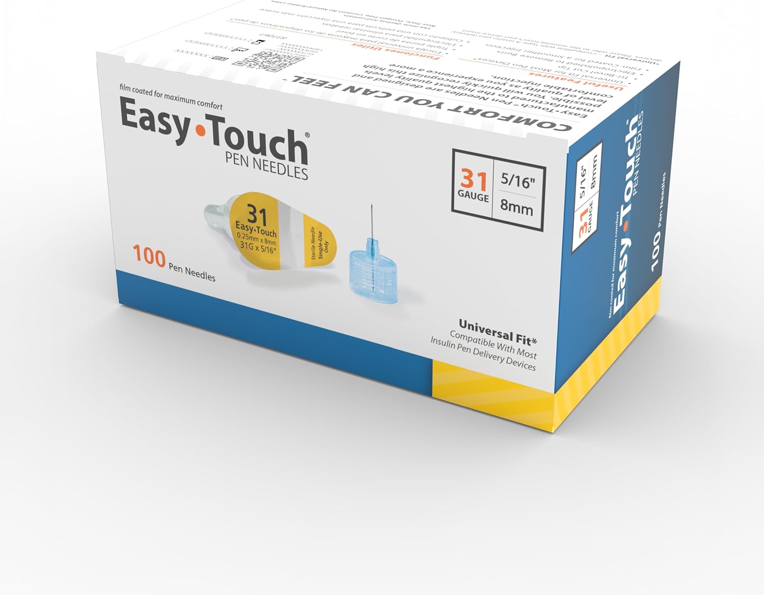 EasyTouch Pen Needles - 31g 8mm