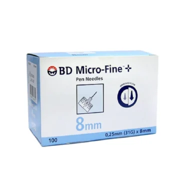 BD (Embecta) Micro-Fine Plus PentaPoint Pen Needles - 31g 8mm