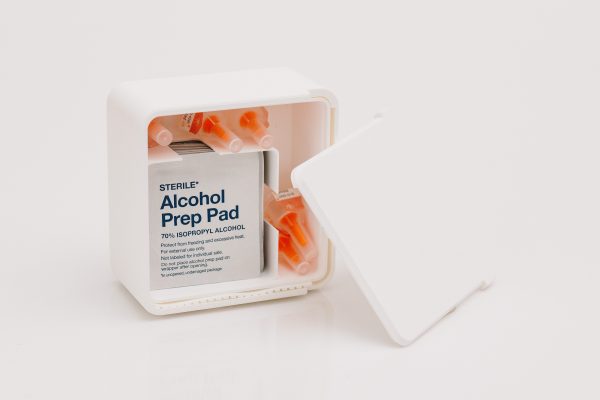 Needle and Alcohol Wipe Box