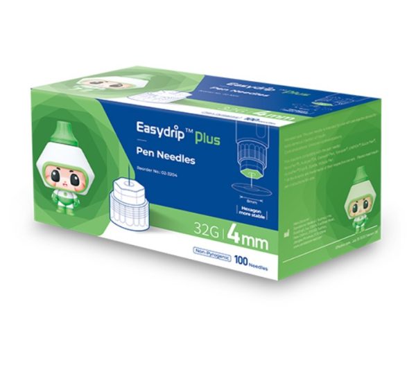EasyDrip Plus Pen Needles - 32g 4mm