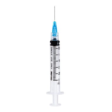 Nipro 3mL Syringe Luer-Lock - 25g 5/8" (16mm)