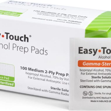 EasyTouch Alcohol Prep Pads - Sterile, 100 Box
