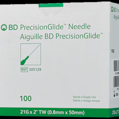BD PrecisionGlide Needle Luer-Lock - 21g, 2" (50mm) 10-Pack