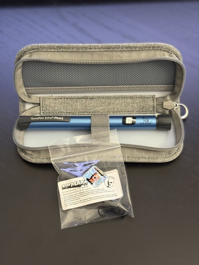 NovoPen Echo Plus with NP Max Adapter- 30U, Half-Unit Dosing