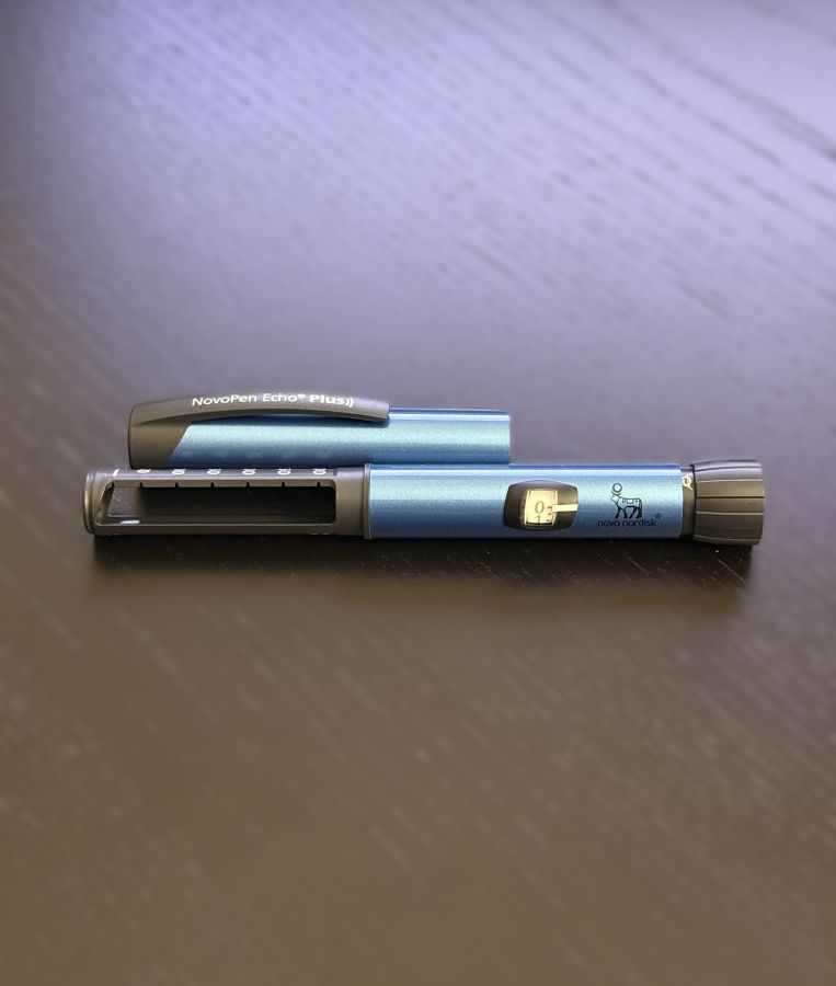 NovoPen Echo Plus with NP Max Adapter- 30U, Half-Unit Dosing - Image 3