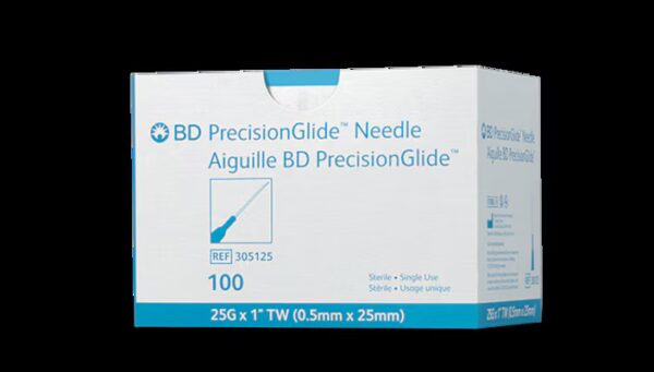 305125_PrecisionGlide_Needle25Gx1in_Box