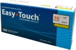 EasyTouch Luer-Lock Hypodermic Needle - 30g, 1/4" (6mm)