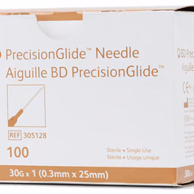 BD Luer-Lock Hypodermic Needle - 30g, 1"