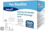 Embrace Pen Needles - 30g, 8mm
